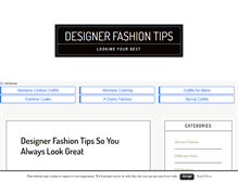 Tablet Screenshot of designerfashiontips.com